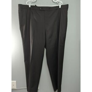 Armani Tailors Mens Customized Black Suit Pants 49x29 554